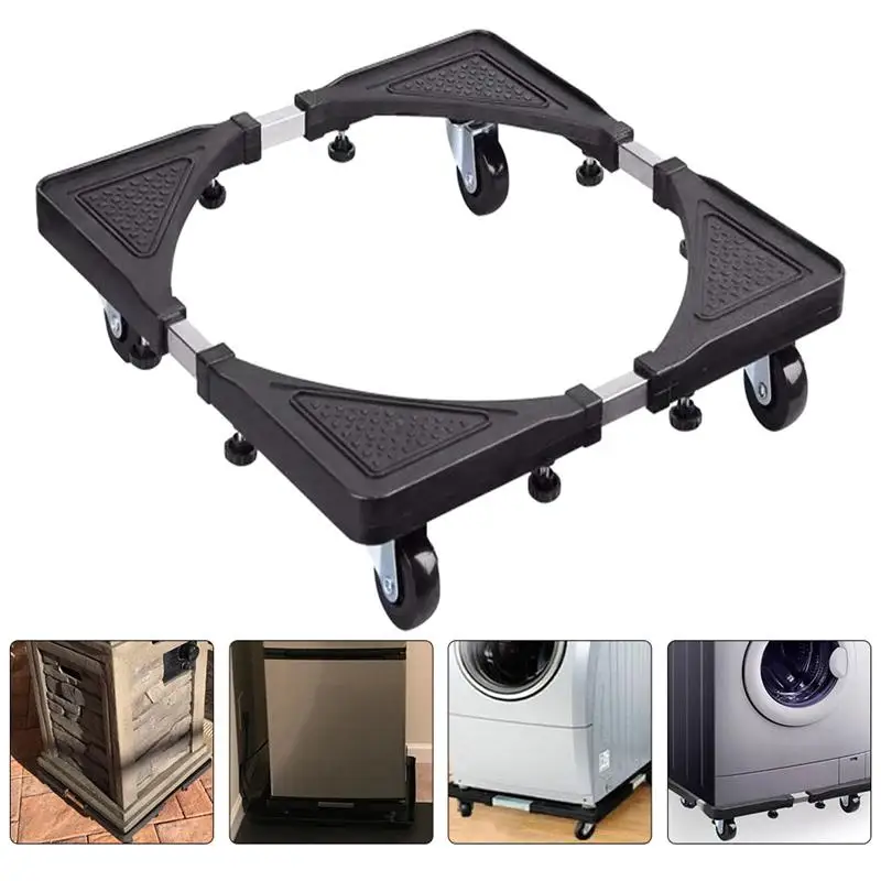 

Washing Machine Floor Stand Trolley Adjustable Movable Base Holder for Fridge