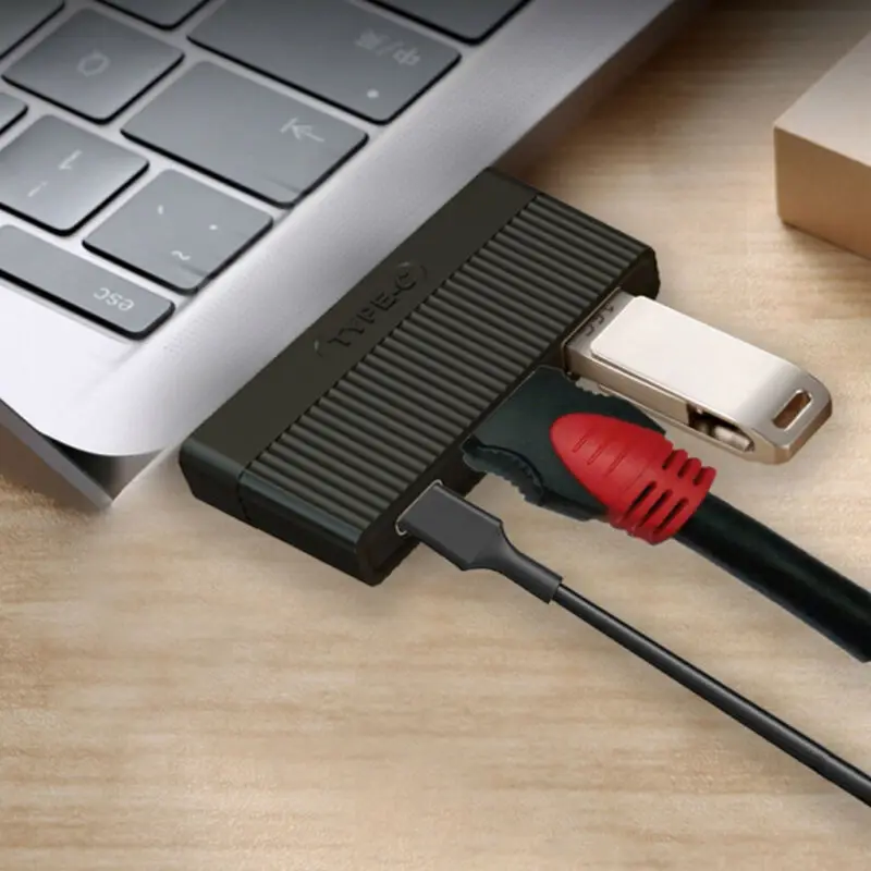

3 in 1 Hub Type C USB 3.1 to HDMI PD USB3.0 4K HDMI USB 3.0 Adapter Cable For Macbook Pro