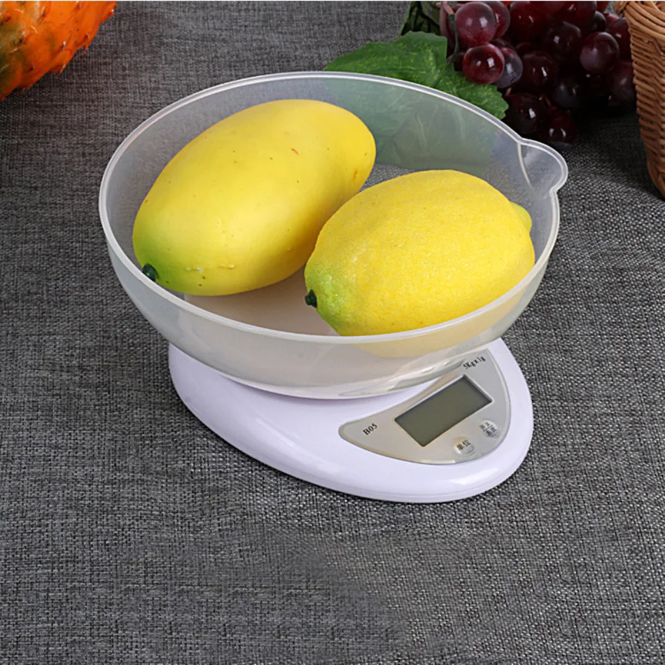Измерительные Bascula Cocina 5 кг 1 г портативные цифровые кухонные весы электронные
