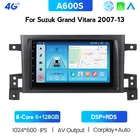 Автомагнитола Carplay для Suzuki Grand Vitara 3 2005-2015, 2 Din, GPS, Android