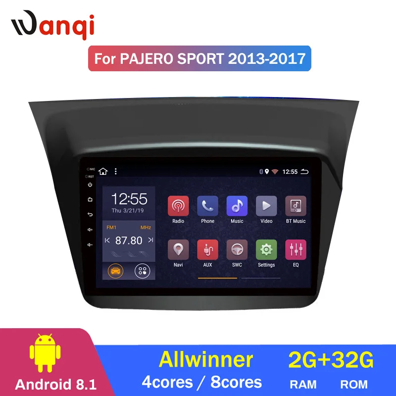 Android 9 1 Octo 8core 2 + 32G для Mitsubishi Pajero montero sport 2013 2018 gps навигация автомобильный