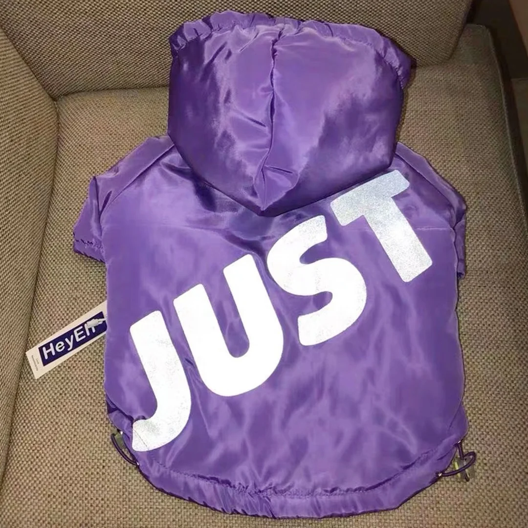 

Reflective Winter Pet Clothes for Dogs Cats Waterproof Hooded Dog Jacket Warm Down Coat Puppy French Bulldog Pet Clothes