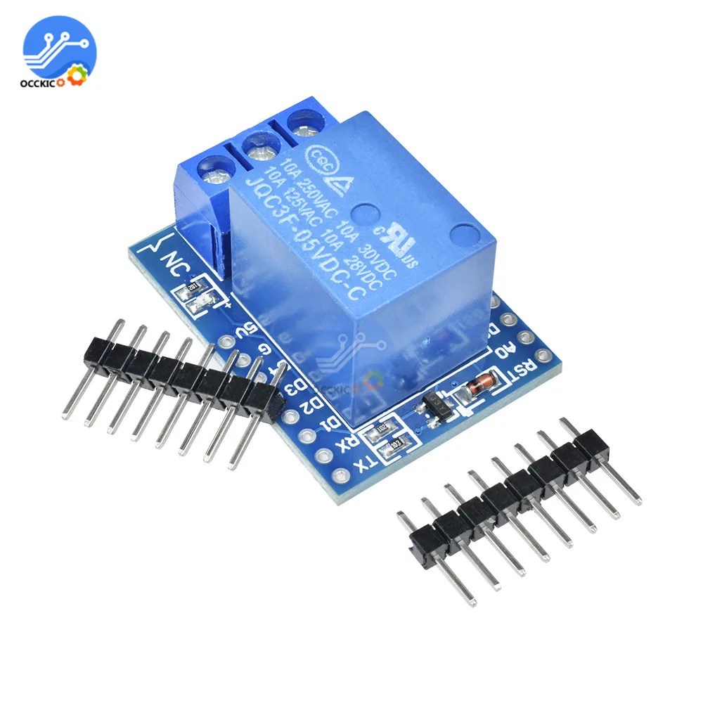 Релейный Щит V2.0.0 для WEMOS D1 mini Relay model ESP8266 макетная плата Arduino WeMos MINI 5V|Запасные