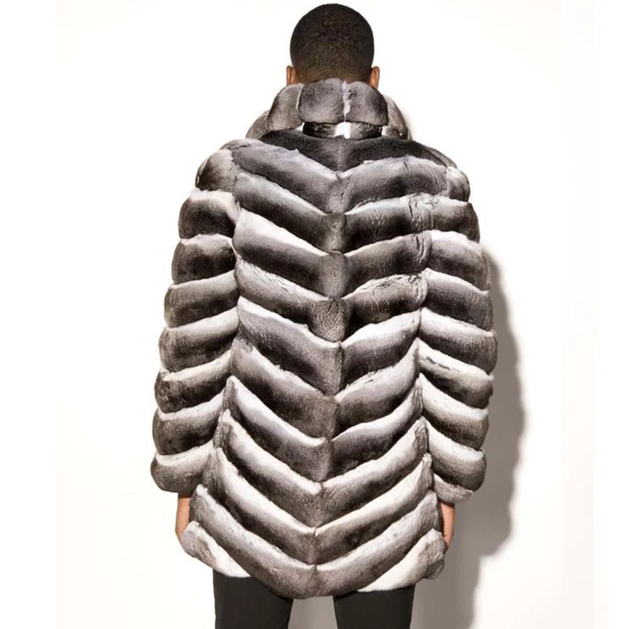 Меховое пальто мужская куртка из натурального меха Бомбер Зимняя женская