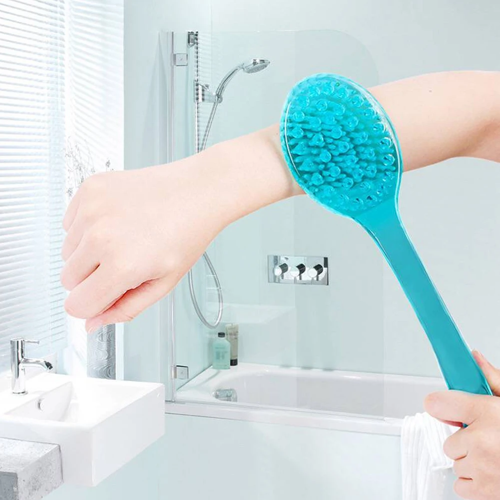 

Long Handle Bath Brush Skin Massager Body Brush Bathroom Accessories Massage Shower Back Rubbing Scrubber Cleaning Brushes