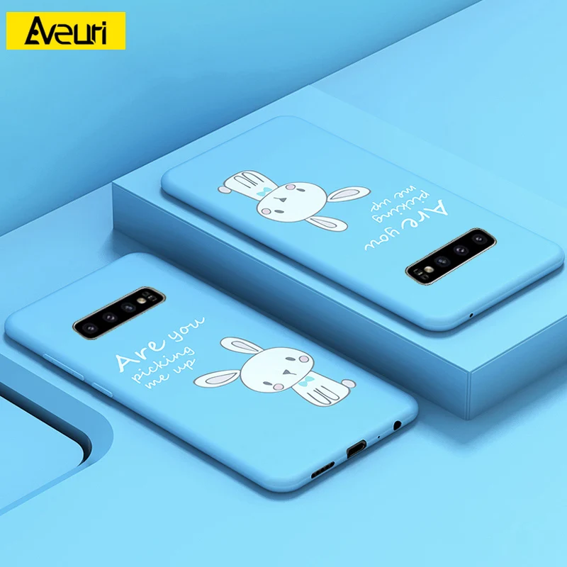 3D милый матовый чехол из поликарбоната для телефона Samsung Galaxy S8 S9 S10 Plus S10E J2 Prime A30 A50