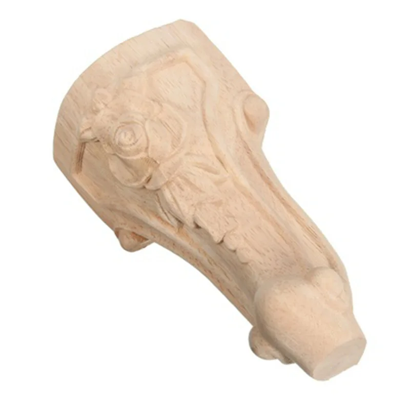 Промо-акция! 4 шт. 15*6 см деревянная резная Роза рамка для ног декор мебель стол