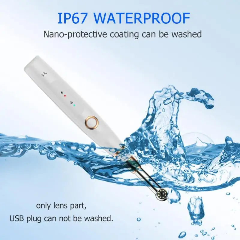 WIFI интраоральная камера HD 720P стоматологическая IP Водонепроницаемый эндоскоп для