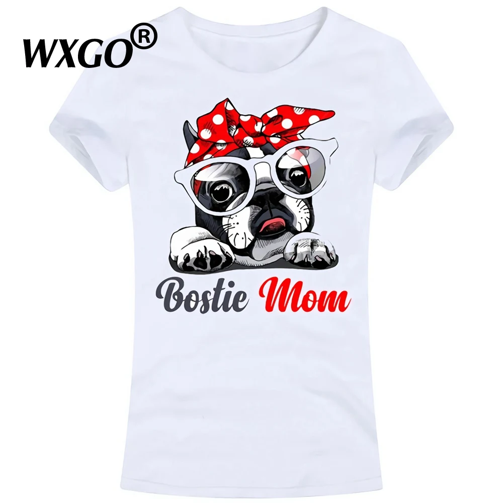 Женские футболки с графическим принтом в виде собаки футболка для девочек/женщин
