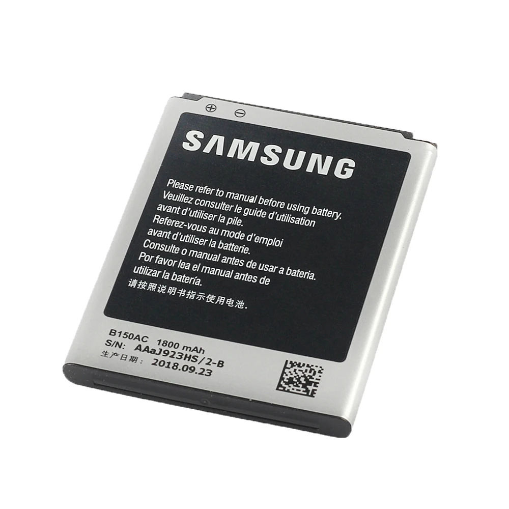100% Оригинальный аккумулятор B150AE B150AC для Samsung Galaxy Core i8260 i8262 i8060 G3502 G3508 G3509 SM G350 G350E 1800