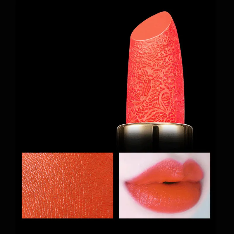 

Handmade Small Black Diamond Starlight Diamond Color Velvet Lipstick Waterproof Sweat Resistant Color Rendering Lasting