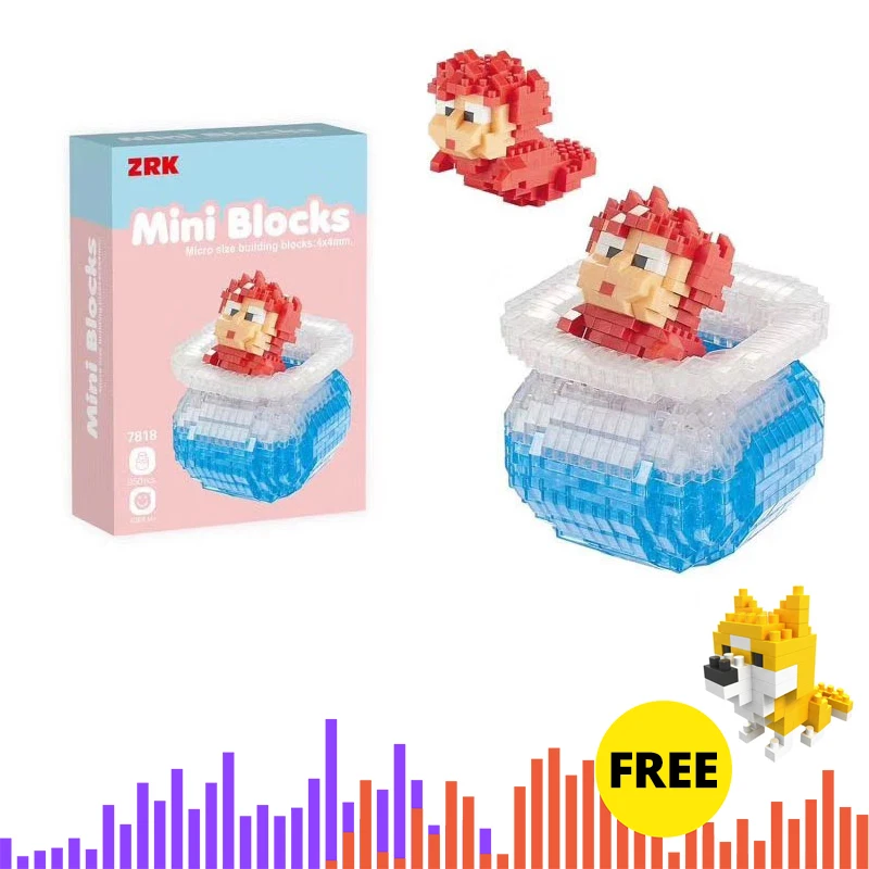 

2019 New coming popular ZRK 7818 happy birthday brick animal DIY diamond mini building Animated building block toys for Kid gift
