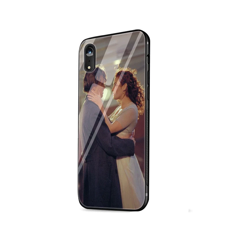 Мобильный телефон стеклянный чехол для iPhone 5 5s SE 6 6s 7 8 Plus X XS Max XR Titanic Rose Jack |