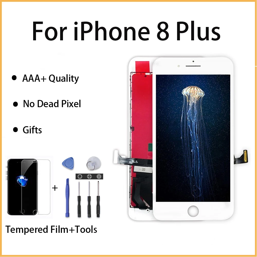 Замена экрана Celular для iPhone 8 Plus 5 &quotЖК дисплей 3D сенсорный дигитайзер сборка