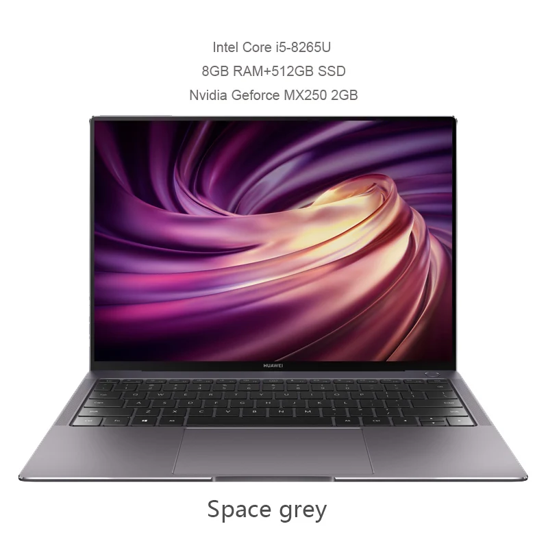 Intel Core i5-8265U Huawei MateBook X Pro ноутбук с системой Windows 10 Intel Core i7 8565U/i5 8265U 8 Гб ram 512 ГБ SSD PC отпечаток пальца 2 ГБ GDDR5 - Цвет: Intel Core i5-8265U