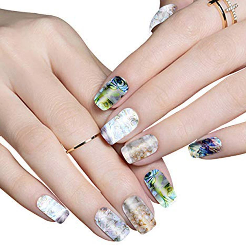 10 шт инструментов для ногтей Фольга передачи Стикеры клей акриловые бусины