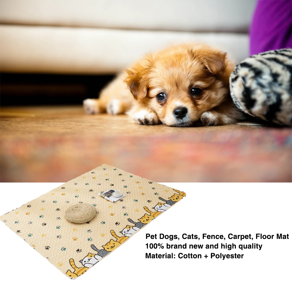 

Dropshipping waterproof and reusable pet fur pads pet pee quick absorption pad sleep soft carpet dog accessories