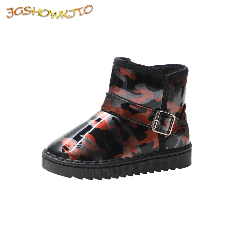 Детские ботинки детские зимние водонепроницаемые теплые хлопковые для