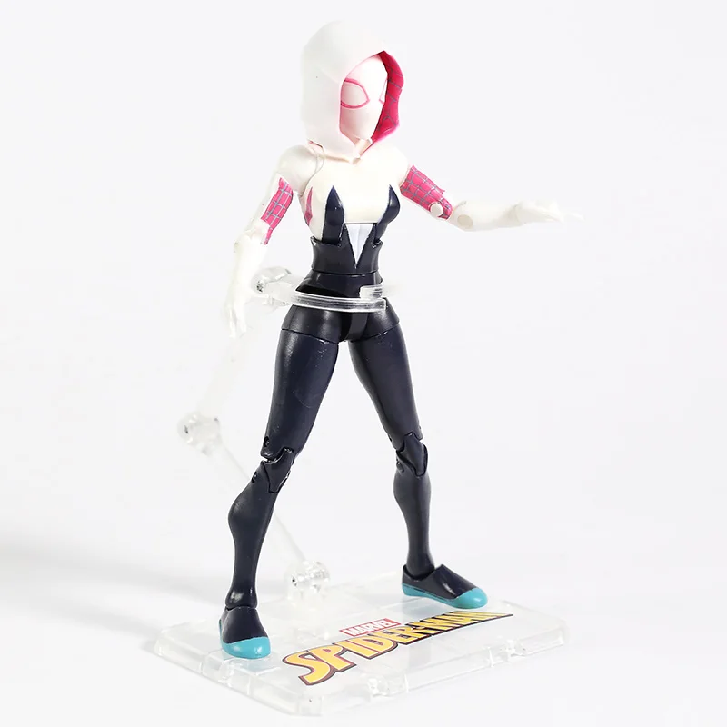 Marvel Человек-паук Miles Morales Gwen Stacy Питер Паркер Черный Человек-паук 2099 ПВХ фигурка Коллекционная модель игрушки