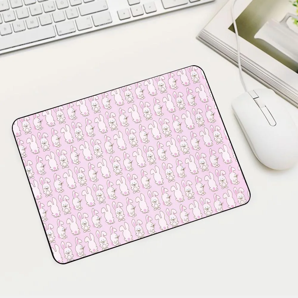 

Art Table Carpet Small Mouse Pad Pink Gamer Accessories Bunny Mousepad Mouse Pad Gamer Gamer Keyboard Desk Mat Computer Mat Desk