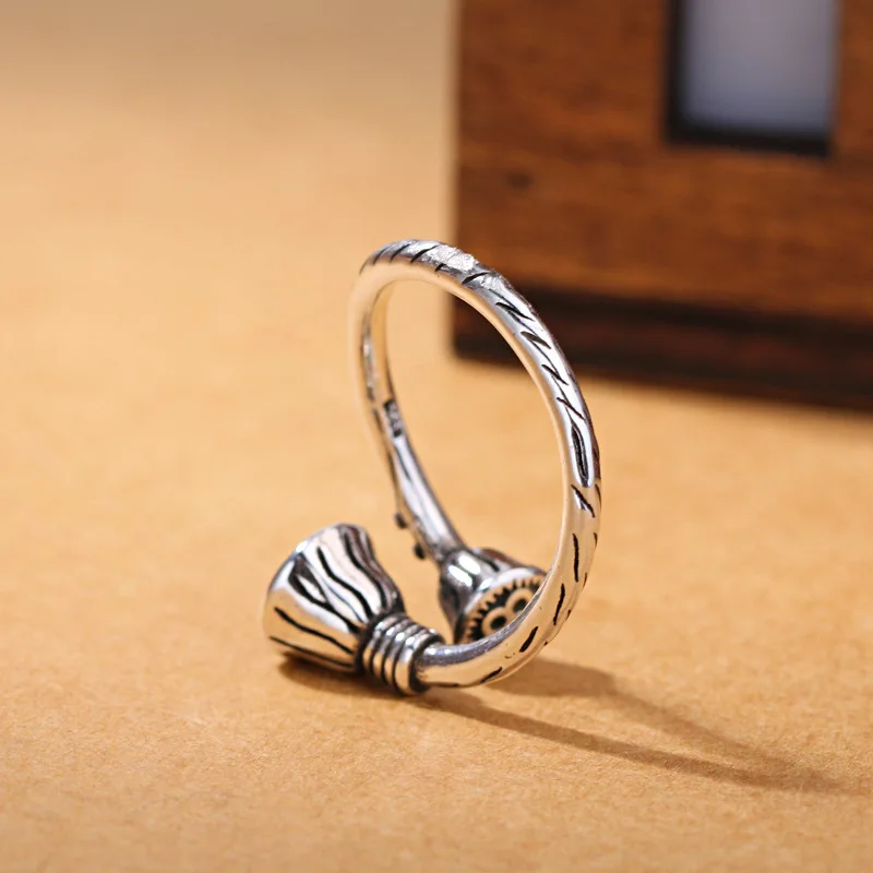 Женское кольцо в виде цветка лотоса серебро 925 пробы | Украшения и аксессуары