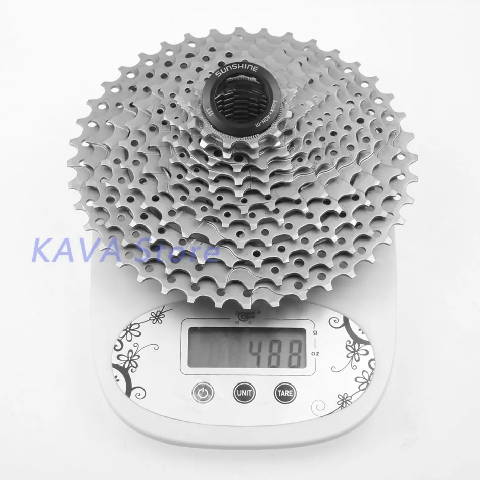 

SUNSHINE MTB Mountain Bicycle Freewheel 11 Speed Cassette Flywheel 11-40T 11-42T Compatible for Parts SHIMANO M9000 M8000 NX GX