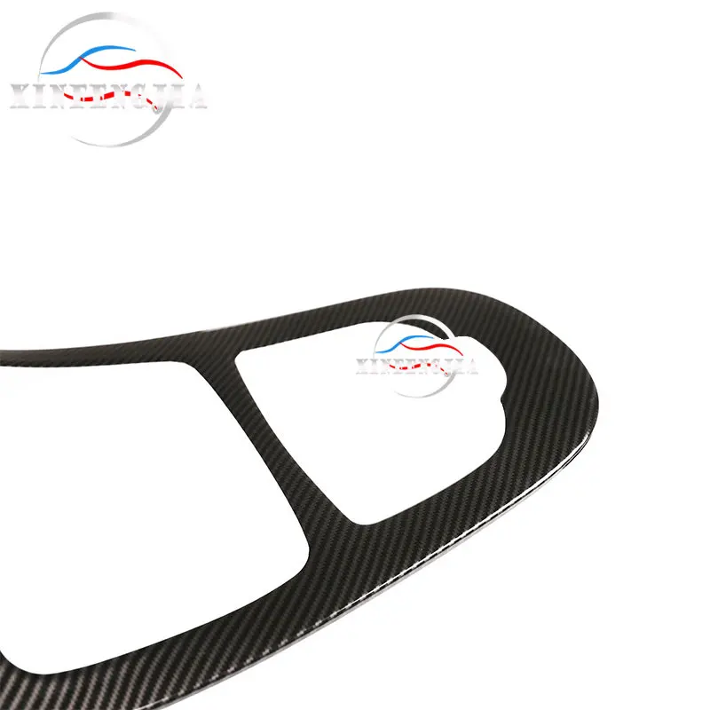 

Carbon Fiber Color Car Center Control Gear Shift Panel Cover Shift lever Panel Trim Cover For Mercedes-Benz E Class W213 17-20