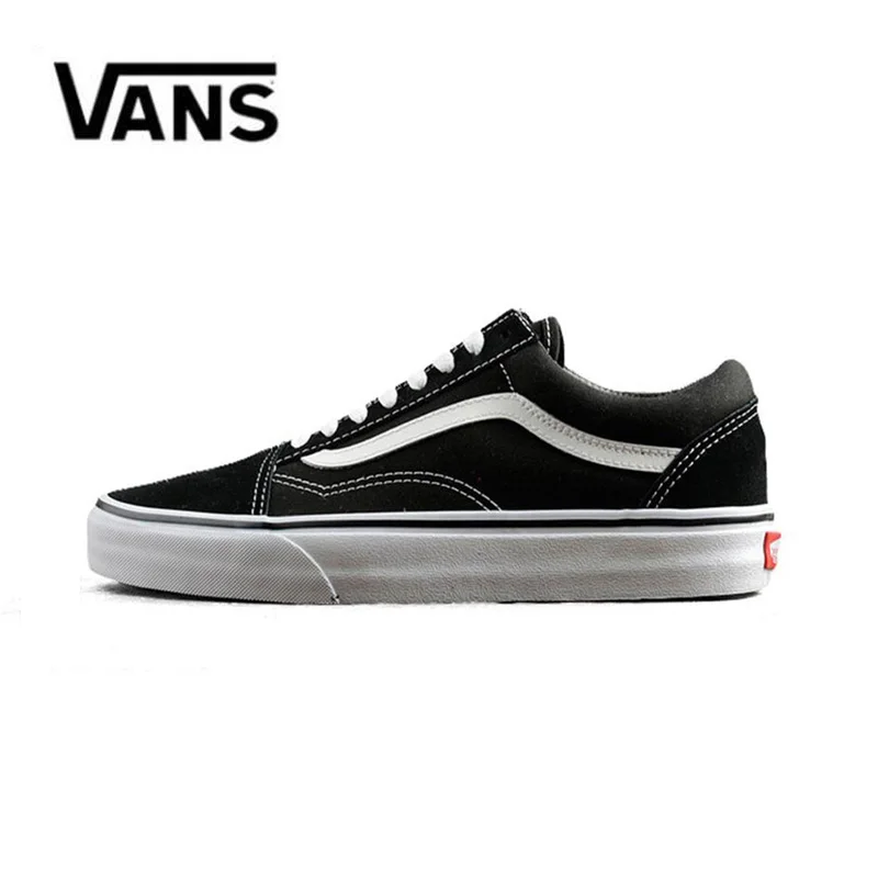 

Original Vans Old Skool Men Canvas Sneakers Red Black Comfortable Outdoor Women Skateboarding Shoes Size 36-44