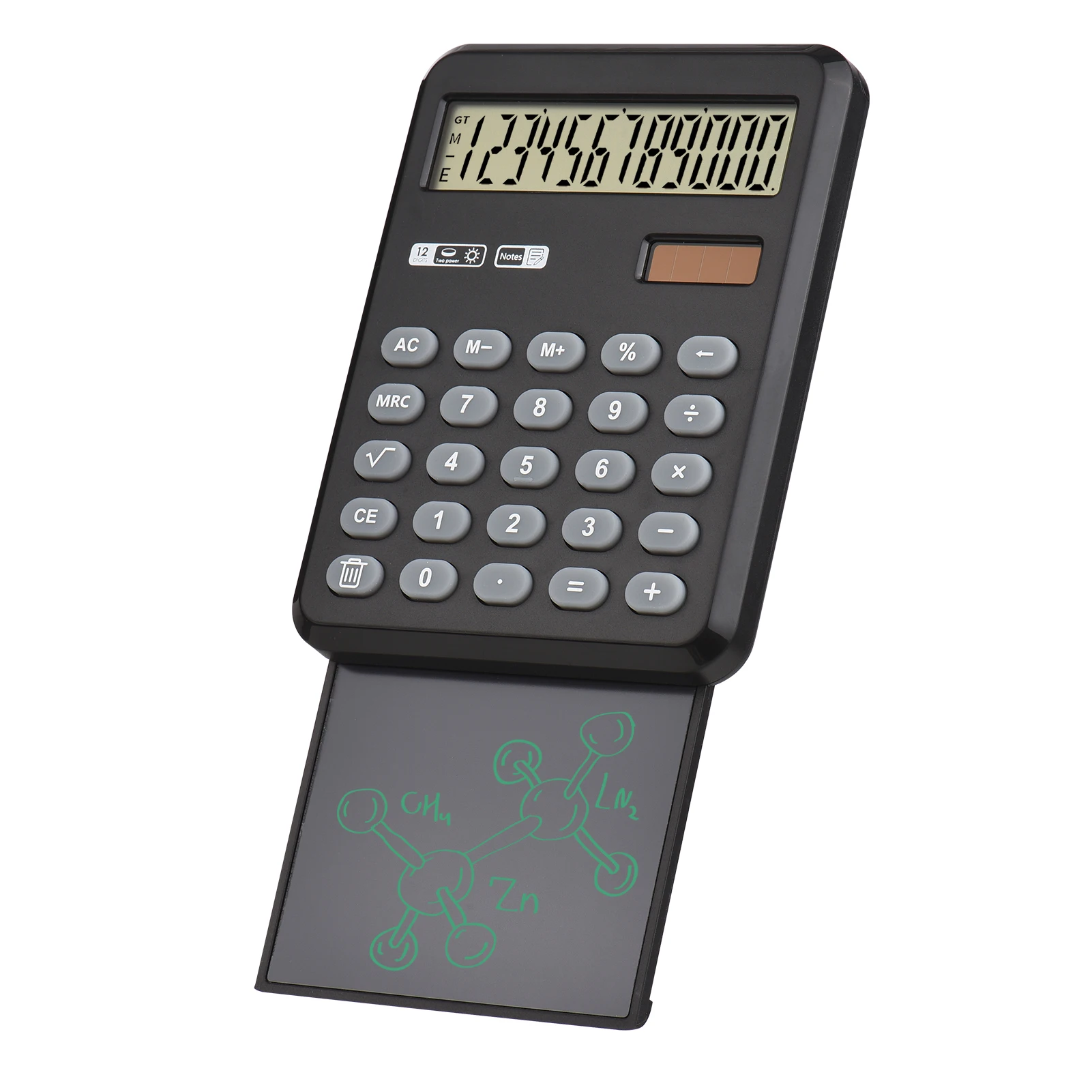 

3.5/ 4inch Calculator Desktop Calculators with LCD Writing Tablet 12 Digits Display LCD Screen with Stylus Erase Button Thin