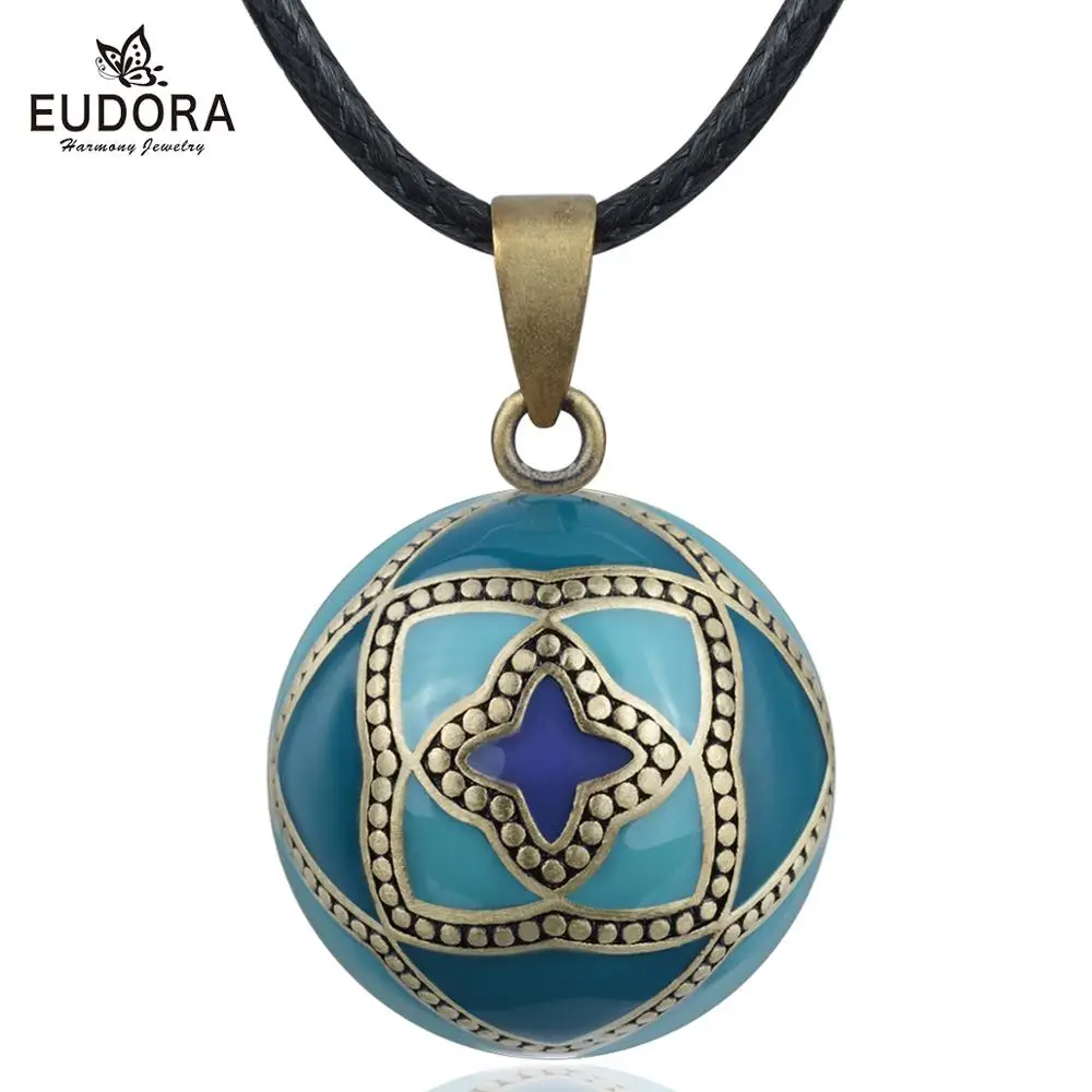 Eudora уникальная оригинальная эмалированная подвеска в виде шара гармонии зеленый