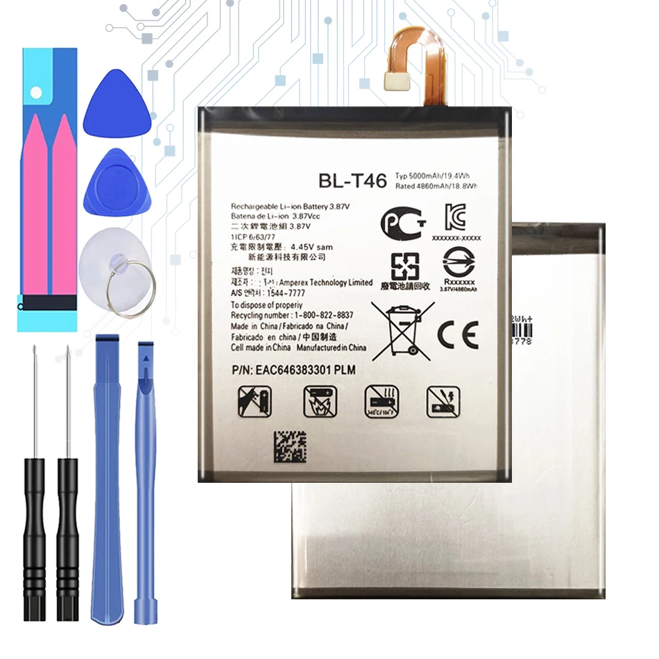 

Аккумулятор BL-T46 5000 мА · ч мобильный телефон для LG BL-T46