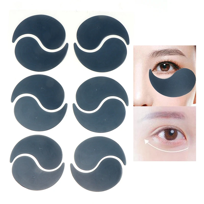

6Pair Reusable Silicones Anti-wrinkles Face Forehead Sticker Wang Chin Sticker Facial Patches Rim Remover Strips