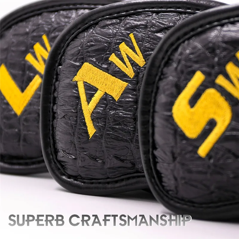 [4 цвета] Чехлы для головы из полиуретана с узором крокодила утюжок гольфа полный