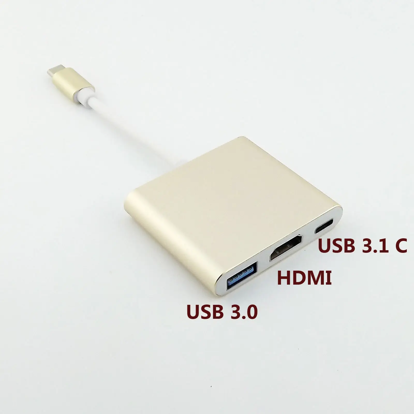 

Адаптер для Macbook 3 в 1, 3,1 дюйма, USB 3,0, HDMI, AV, Type C