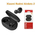 2021 Xiaomi Redmi Airdots 2 TWS наушники Беспроводная Bluetooth гарнитура с автоматическим сопряжением шумоподавление с микрофоном Наушники управление ии