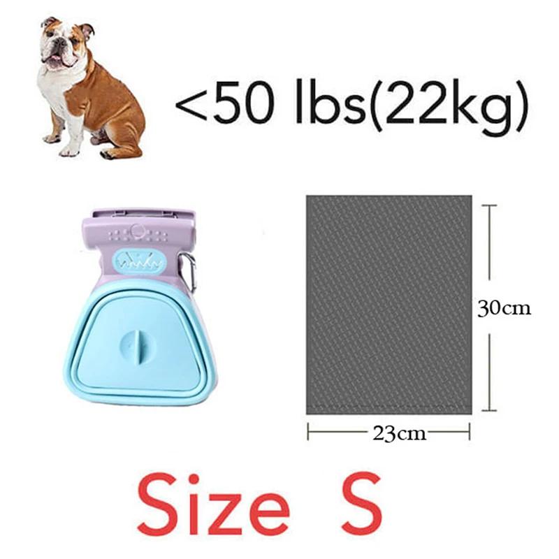

Pet Dog Poop Bag Dispenser Travel Foldable Animal Waste Picker Cleaning Tools
