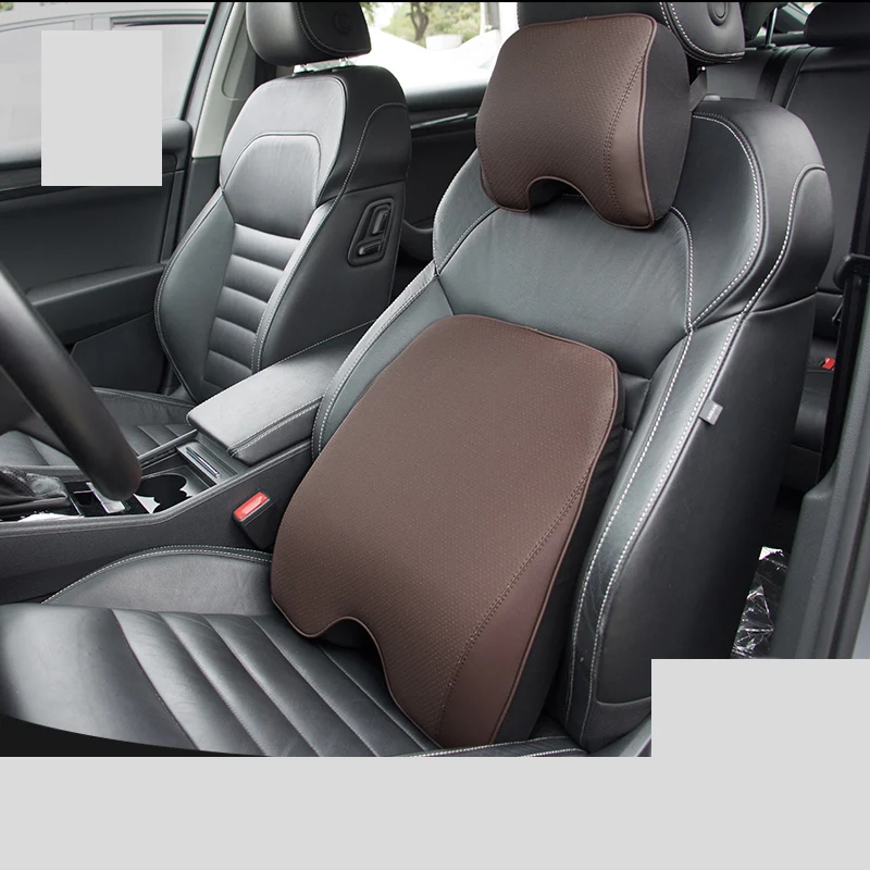 

Lsrtw2017 Fiber Leather Cutton Car Headrest Lumbar Pillow Arm Pillow Quiltl for Skoda Superb 2016 2017 2018 2019 2020