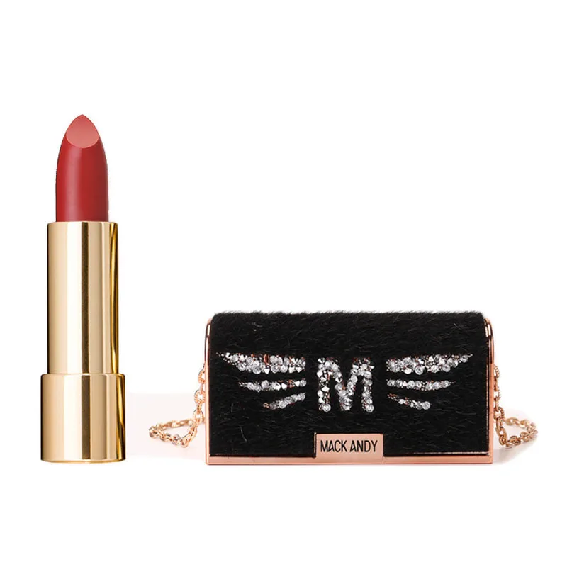 

Губная помада с меховой цепочкой, зеркальная, 4 цвета, увлажняющая, бархатная, матовая, водостойкая, стойкая, Косметика для макияжа, сексуаль...