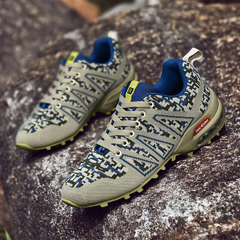 Брендовые высококачественные Нескользящие кроссовки мужские камуфляжные