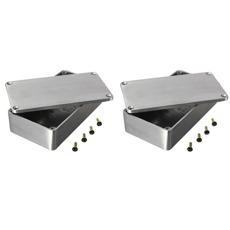 2 шт. Алюминиевый Чехол коробка для проекта электроники с литьем под давлением 1590B