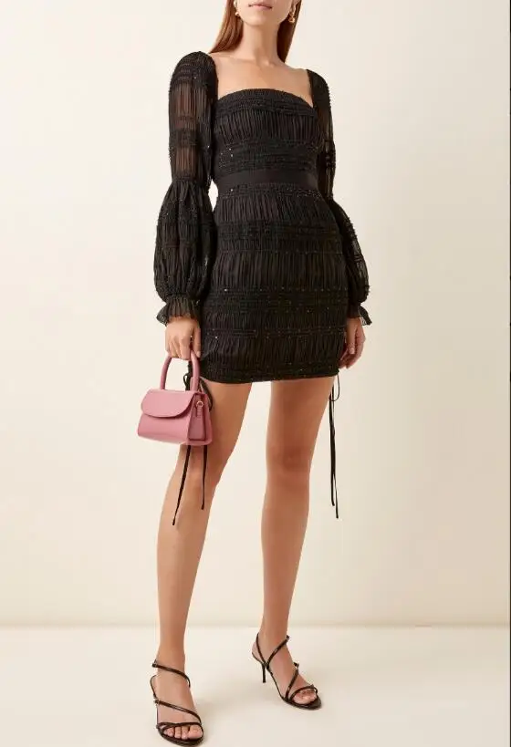 Новое поступление 2020 года высококачественное черное платье | Женская одежда