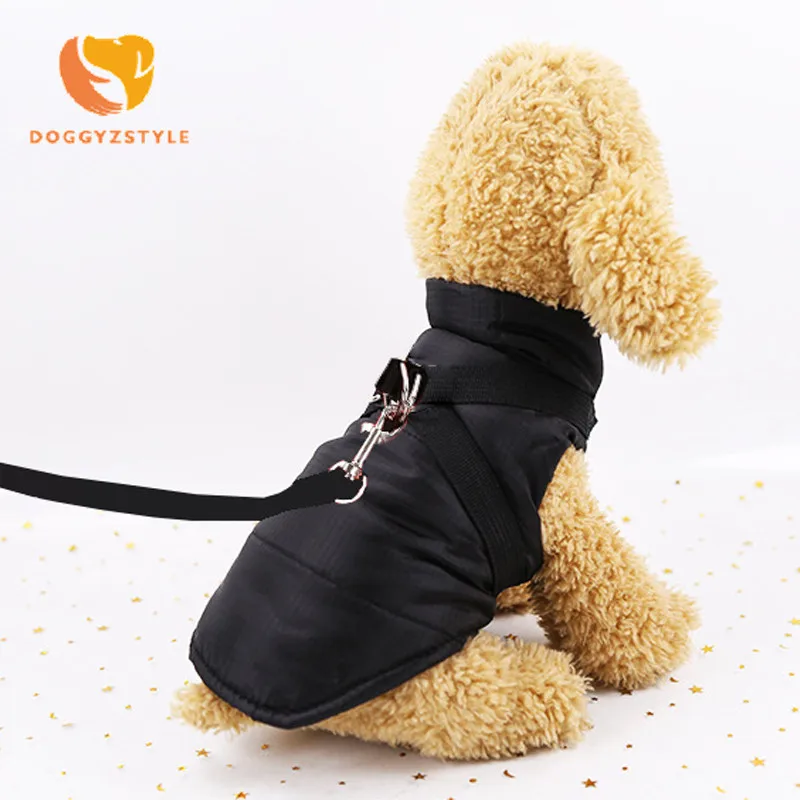 Водонепроницаемый жилет для собак зимний ветронепроницаемый теплый хлопковая