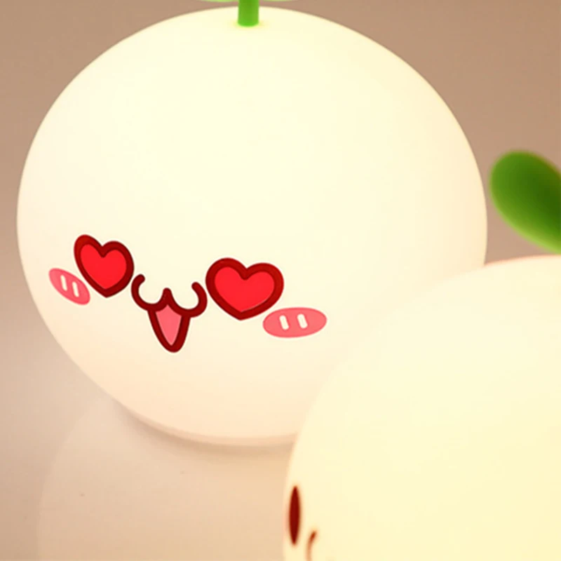USB LED Night Light Lamp Soft Silicon Touch Sensor Cartoon 5V 1200 mAh 8 Hours Working Kids Cute BP-D-PPD-U LIGHT | Лампы и освещение