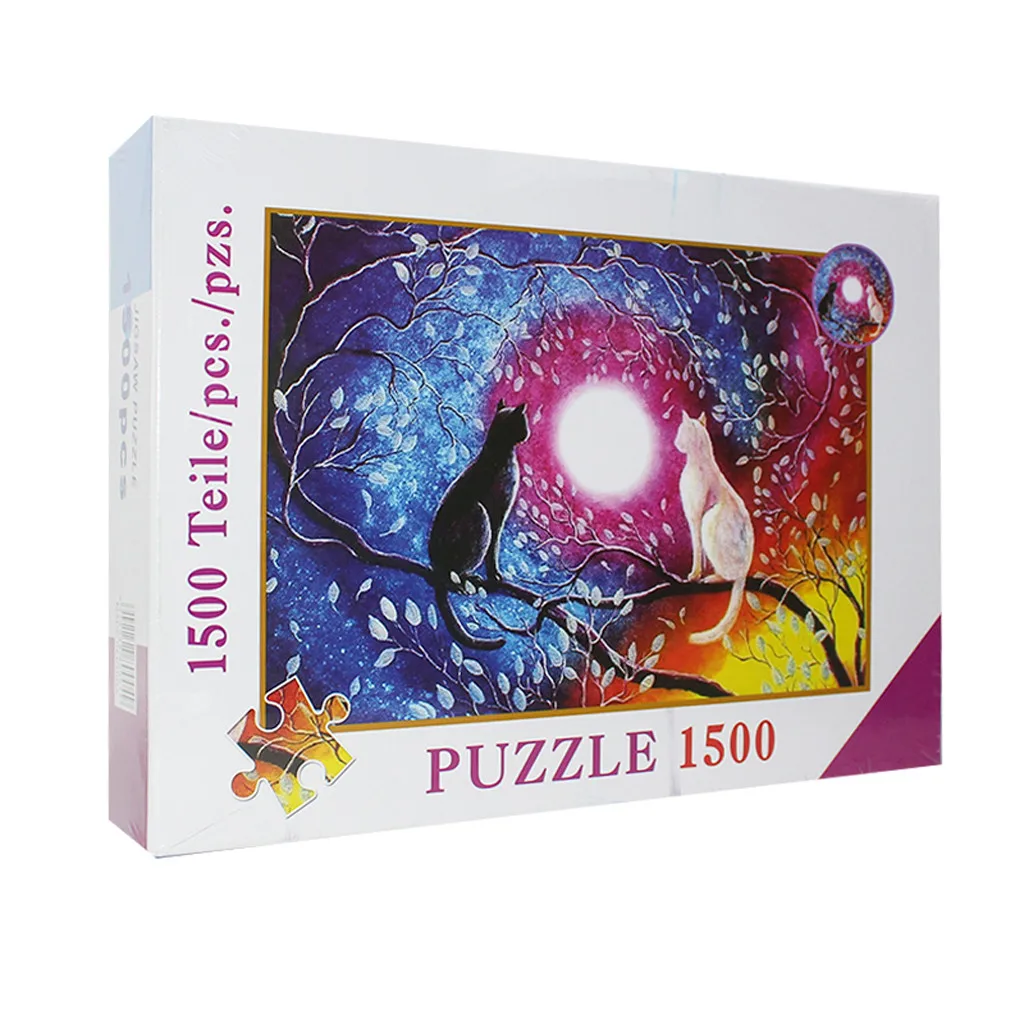 Пазл из 1500 частей пазлы для взрослых и детей обучающая домашняя бумажная