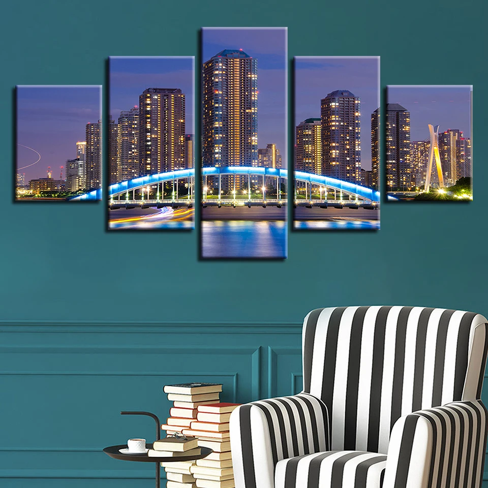 

Cross Stitch Painting 5D Diamond Home Decor Mosaic Picture City Night Scenery Embroidery Pattern Full Round Drill Wall Sticker