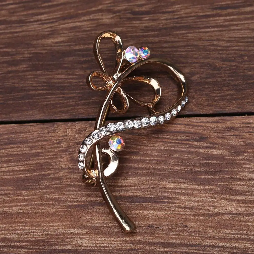 CARTER LISA Art Броши Стразы из кристалла сплав Бабочка Свадебная брошь булавка