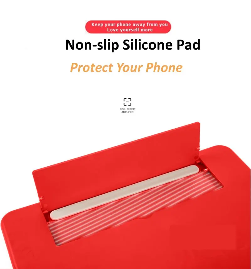 12inch Pull Typer Cell Phone Amplifier 3D Effect High Definition Large Screen with Desk Holder Magnifying Folding For Movie Game |