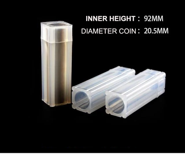 20.5mm Партия X 1 шт. коробка для хранения монет, держатель для монет из полипропилена, прямая посадка 19 мм, 20,5 мм, 22,5 мм, 25 мм, 27 мм или 30 мм для монет - Цвет: 20.5mm