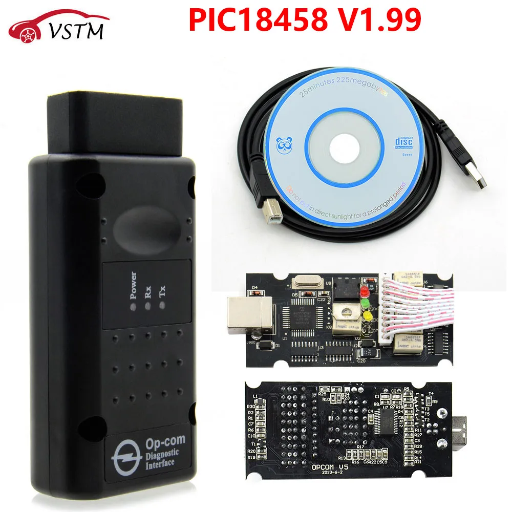 Новинка Микропрограмма OPCOM 1 99 95 78 70 65 OBD2 CAN BUS считыватель кодов для Opel OP COM фото