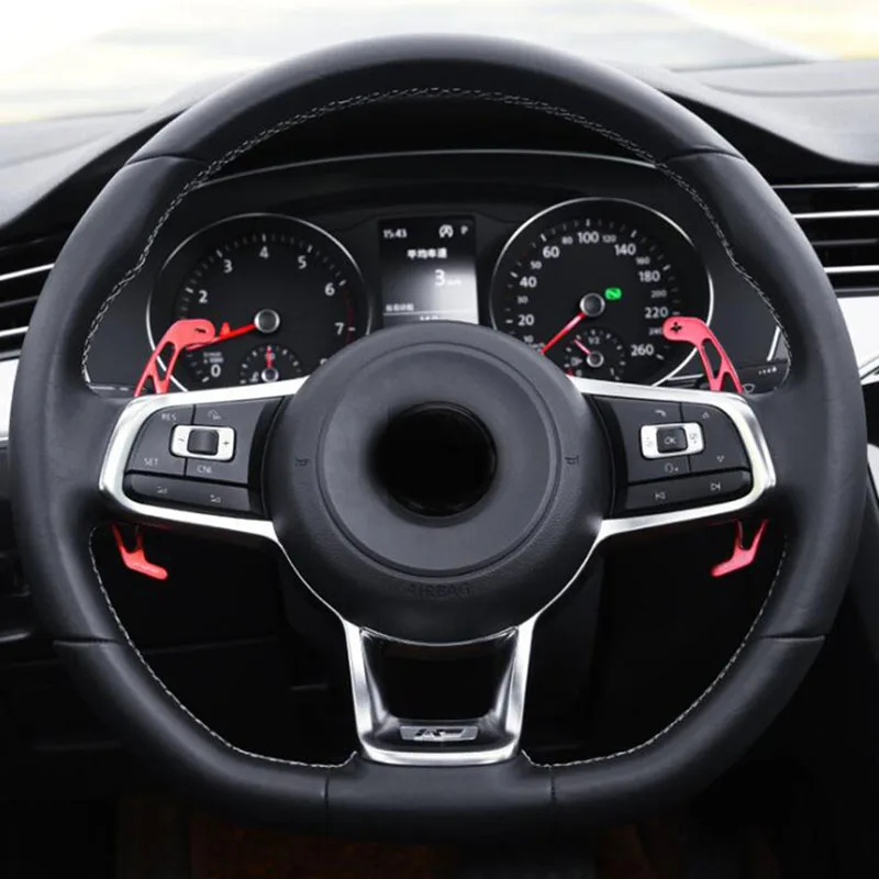 Для VW GOLF GTI R GTD GTE MK7 7 для POLO Scirocco 2014 2015 2016 2020 автомобиля рулевое колесо весло